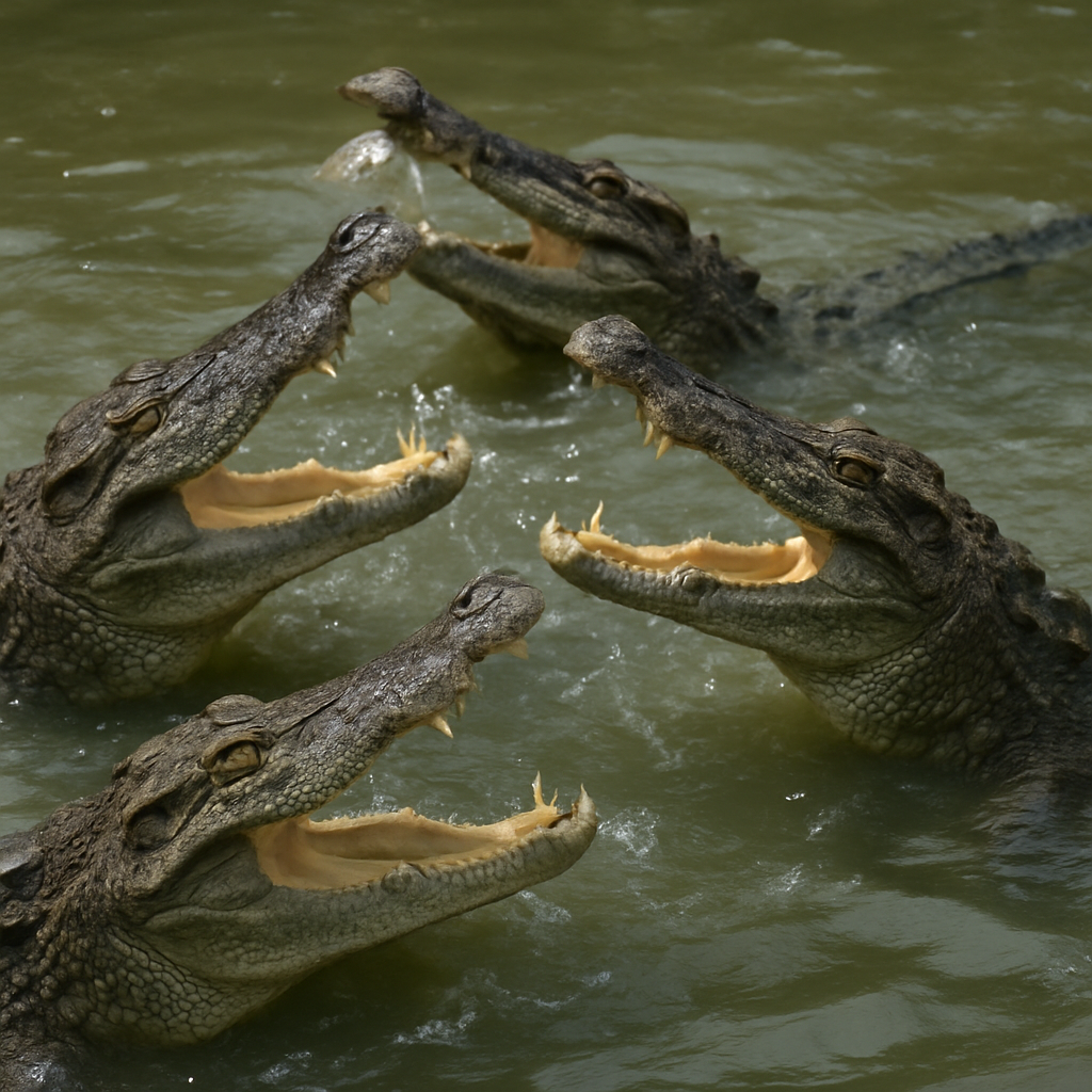 Crocodile communication
